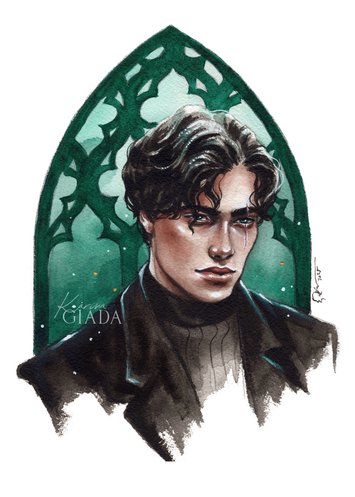Mal art print by Karina Giada