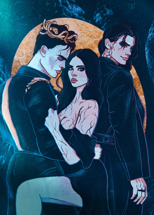 Maeve, Mal, and Reeve art print by Nikkita Bell
